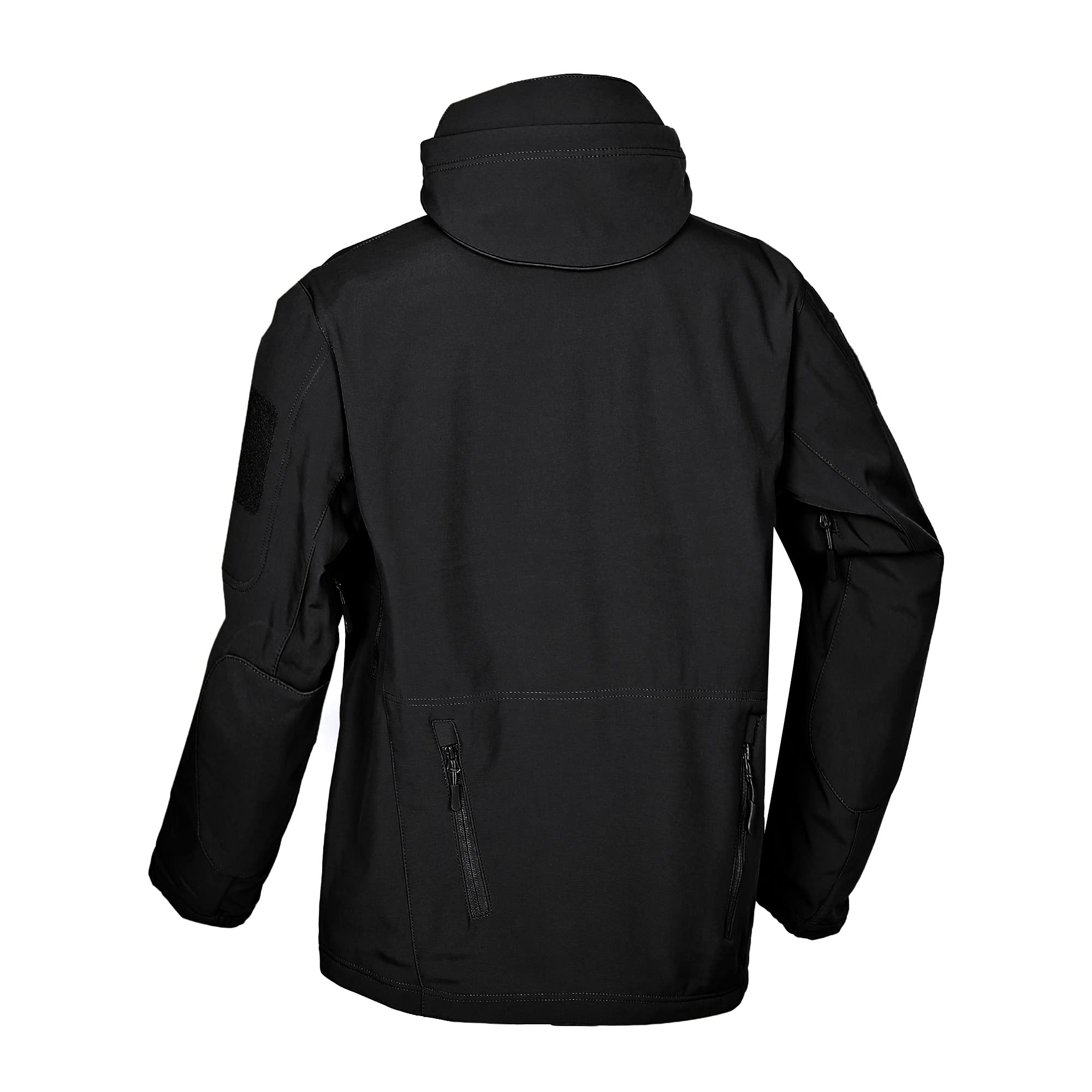 Chaqueta, para Hombre, Softshell, Militar, Táctica, Impermeable, de Invierno, Polar, con Capucha, Abrigo, con Bolsillos, Multifunción