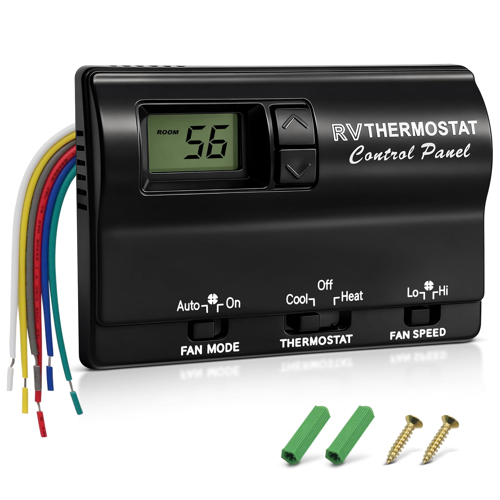 Photo 1 of 83303862 Digital Thermostat Replacement - Upgrade for Coleman 83303362, 8330-336, 8330-337, 8330-338, 8330-339, 8330-368, 8330-386 RV Heat/Cool T-Stat