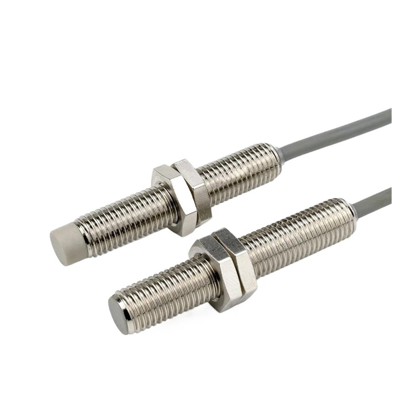 NOBIRTBSA M8 Metal Induction Switch 8mm Proximity Switch Sensor Three-Wire Eye NPN/PNP/NO/NC Three-Wire 24V(DM08-02U-N,PNP NO)
