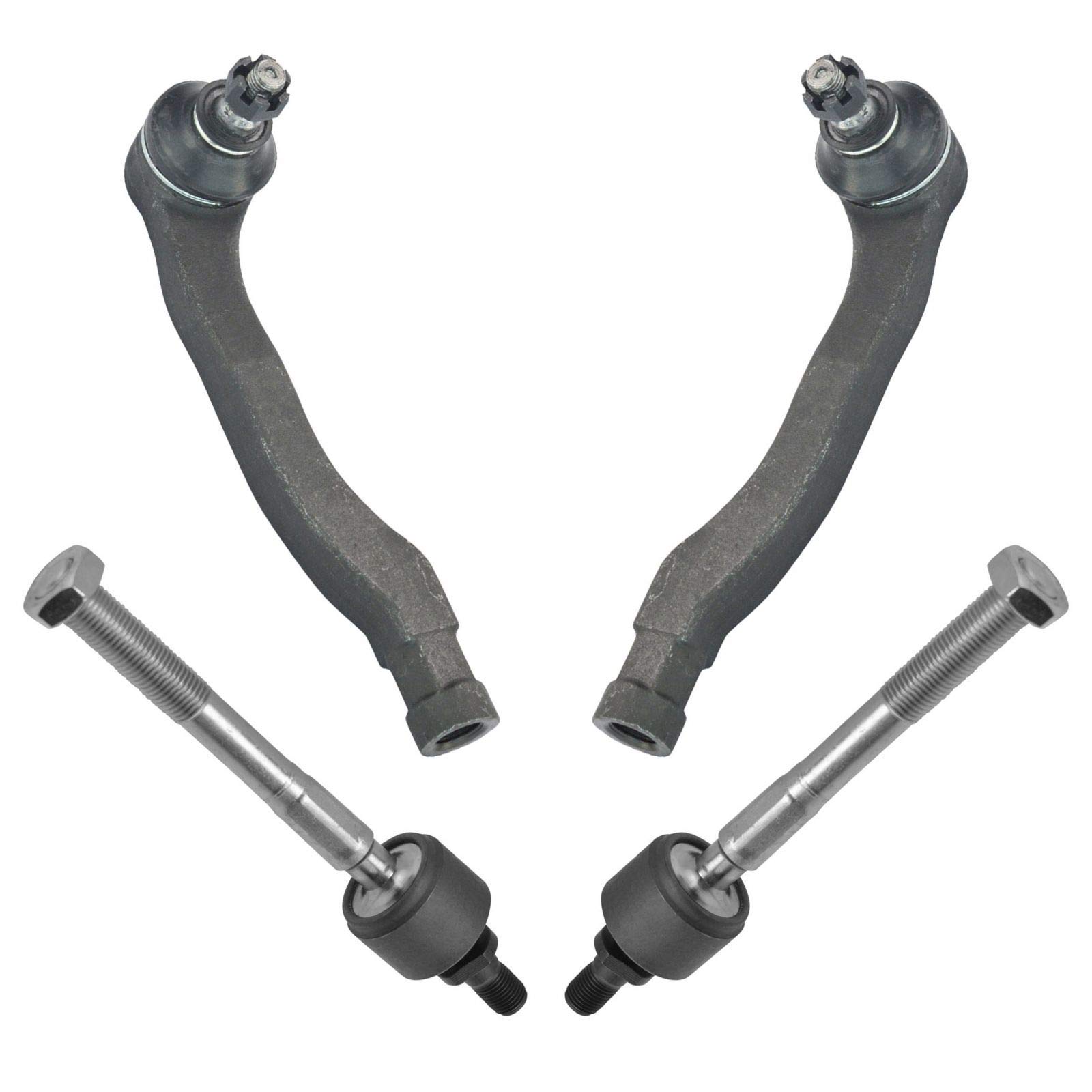 TRQFront Tie Rod Set Compatible with 1990-1993 Acura Integra