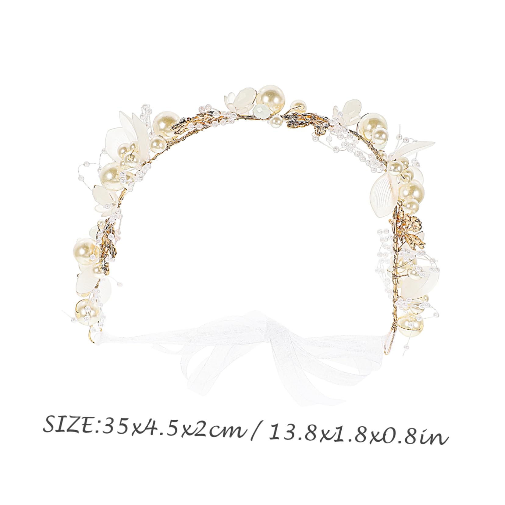 Ipetboom 3pezzi Fascia Sposa Decorazioni e Foglie Accessorio Per Matrimonio Cerimonie e Feste Headband Per Bride e Speciali
