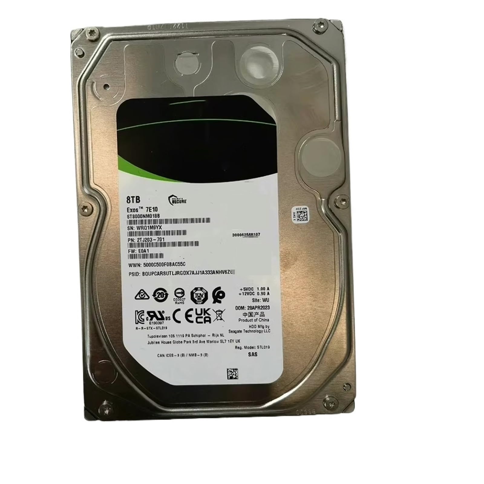 1 Disque Dur de Serveur ST8000NM018B for Disque Dur SATA 8T 3,5'' 7,2K SAS