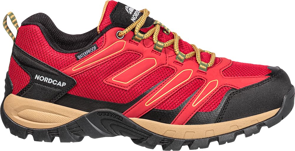 NORDCAP wasserdichte Trekkingschuhe für Damen und Herren, robuste Sportschuhe mit griffiger Profilsohle, Outdoor Sneaker – leicht & vielseitig, Gr. 37-46
