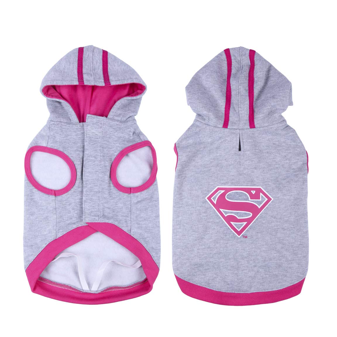 CERDÁ LIFE'S LITTLE MOMENTS Cerdá - Forfanpets, Ropa Para Perros De Super Girl - Licencia Oficial Dc Comics, rosa