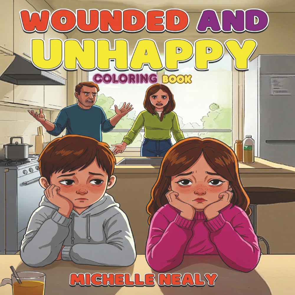 Wounded and Unhappy: Coloring Book