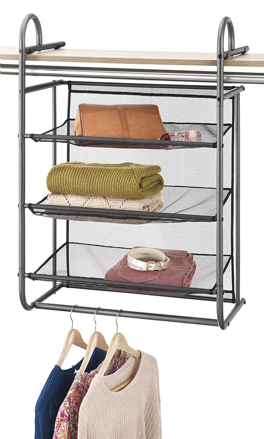Whitmor Hanging 3 Shelf Closet Organizer