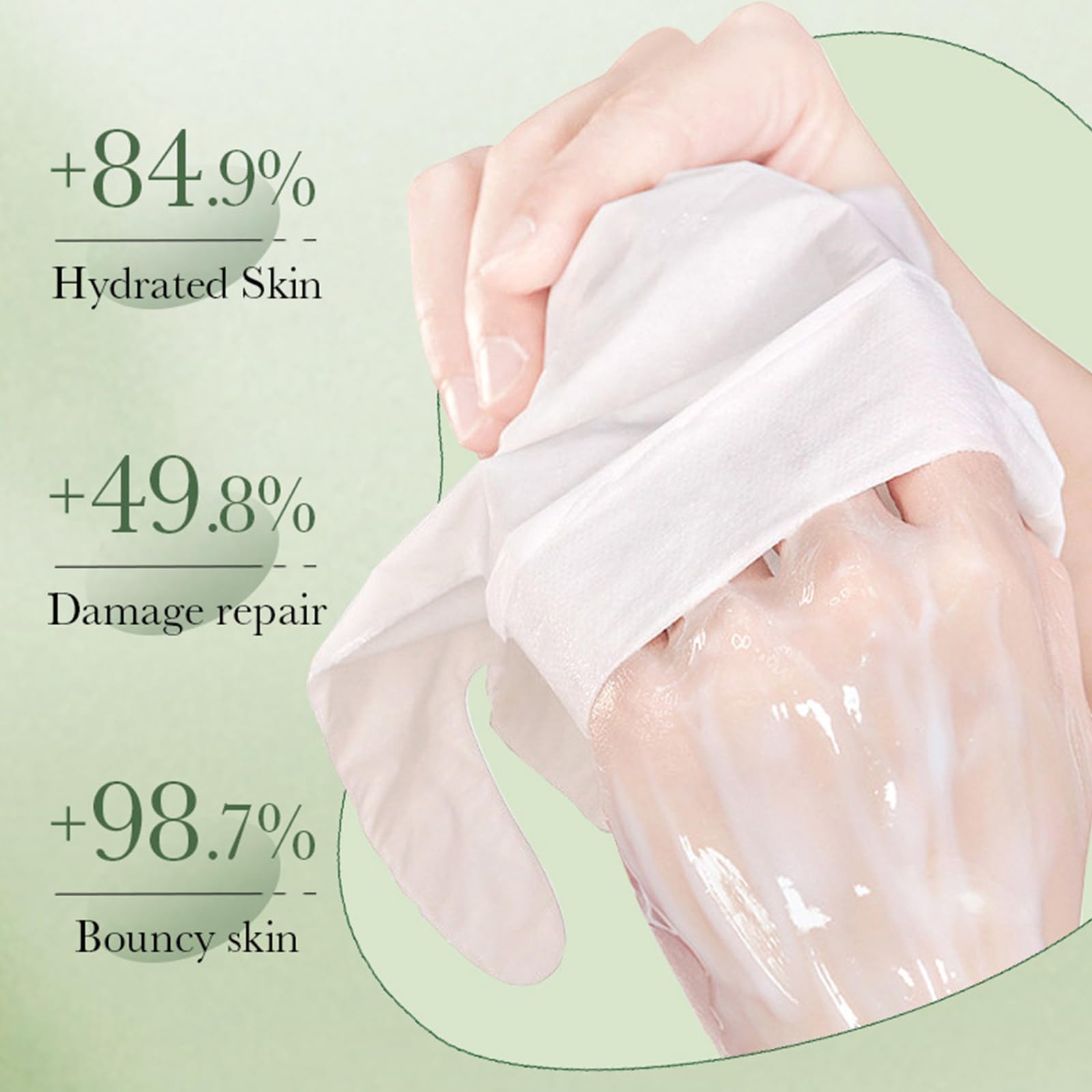 5 sztuk masek na dłonie, maska z awokado, maska do rąk, nawilżające rękawiczki do pielęgnacji dłoni, regenerująca, peelingująca maska do suchych, pomarszczonych i popękanych dłoni