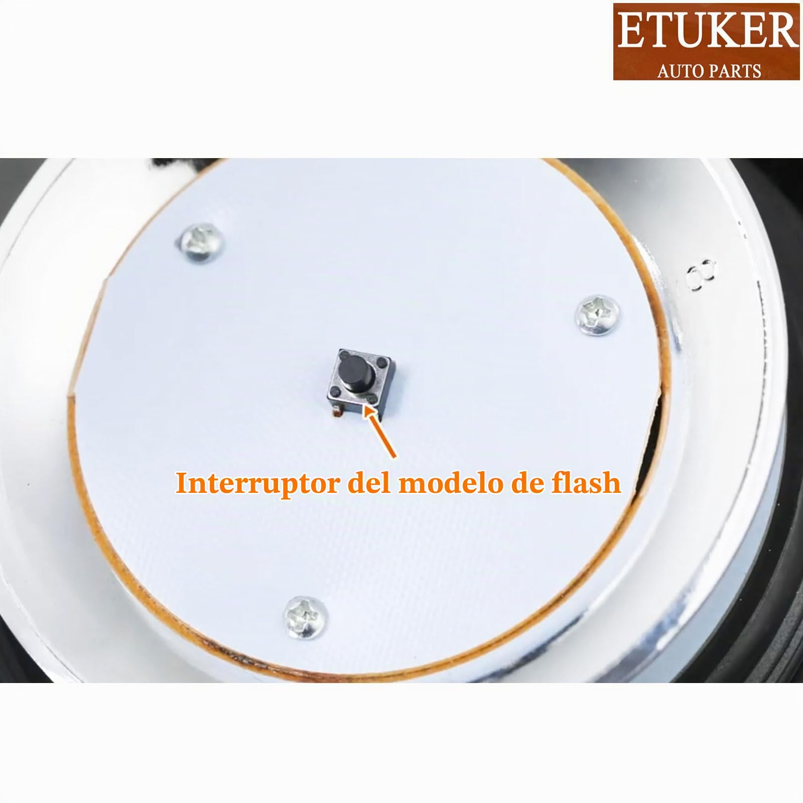 Piloto Luces Estroboscópica Luz Rotativo Led Tractor Magnetico 12v 24v Luz Emergencia Naranja Homologadas