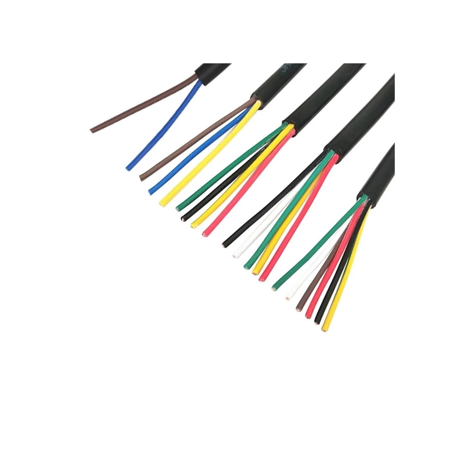 Wielordzeniowy kabel sterujący RVV 2M, 17-28AWG 2-24 żyły