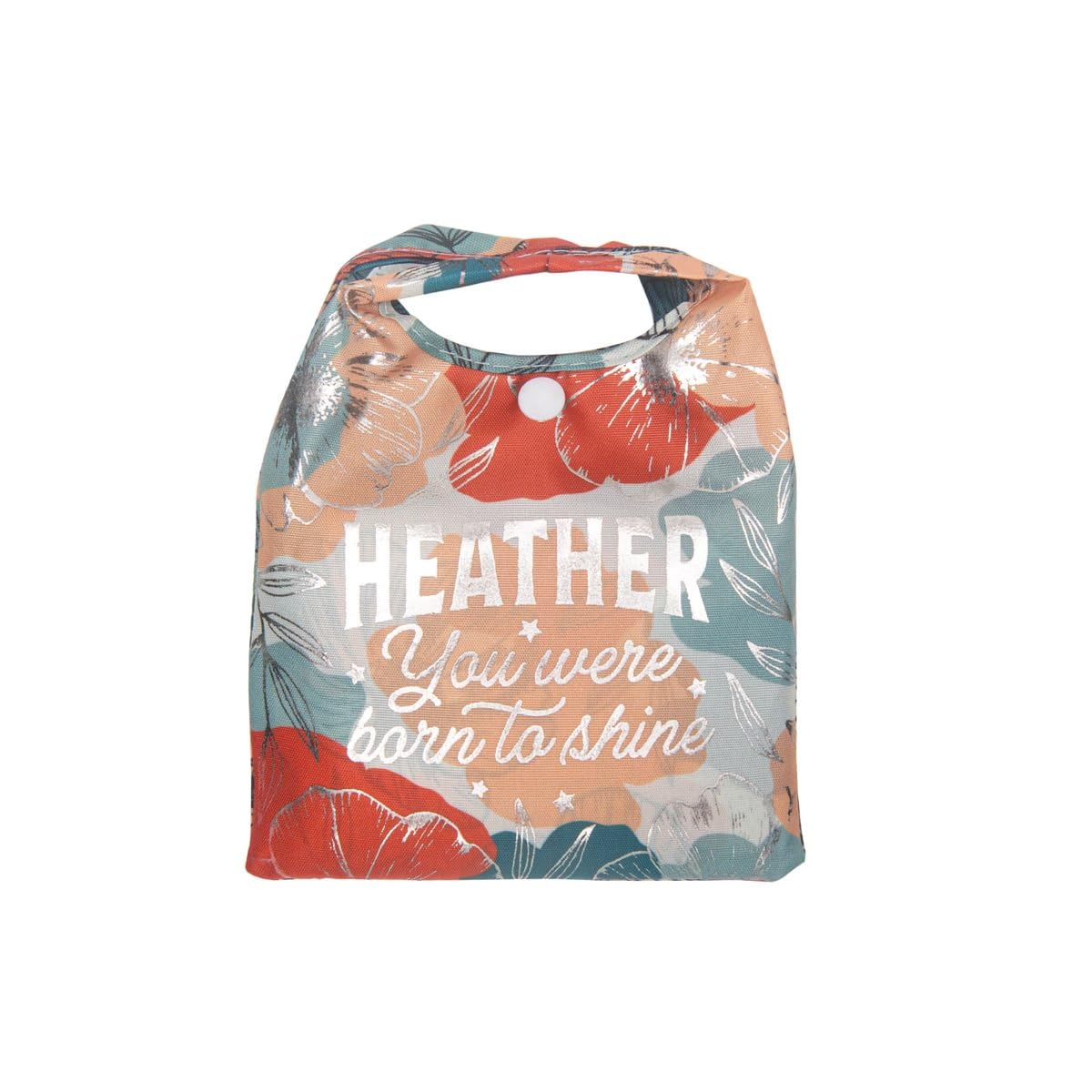 History & Heraldry Personalised Sparkle Shopper Bag (Heather)