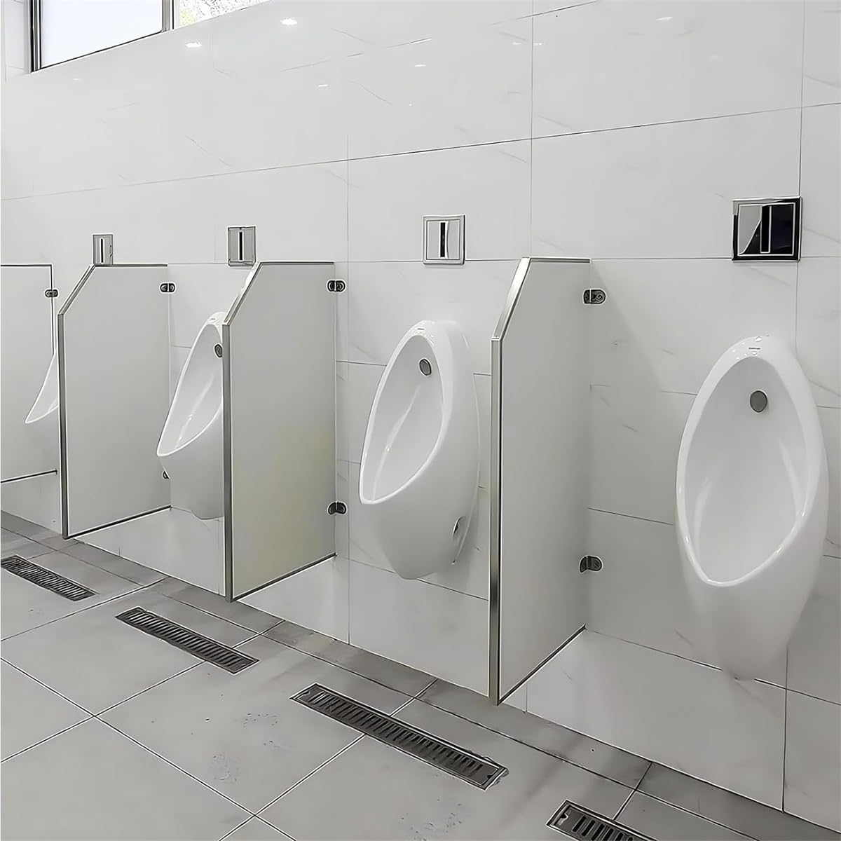 Mampara de urinario de madera para mejorar la privacidad en baños de restaurantes