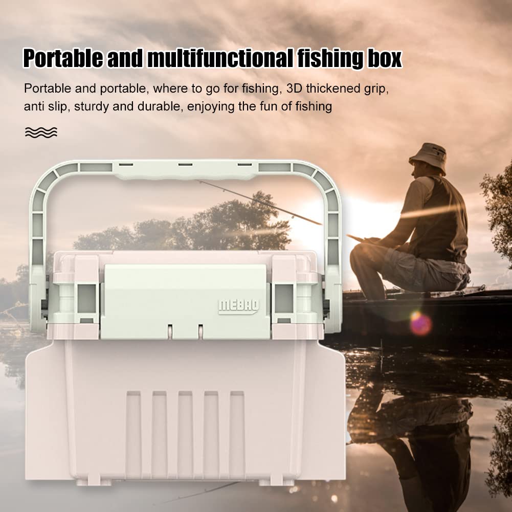 organisateur de stockage de pêche multifonctionnel leurres de pêche boîte à crochet Portable Durable poignée antidérapante pour fournitures de pêcheur