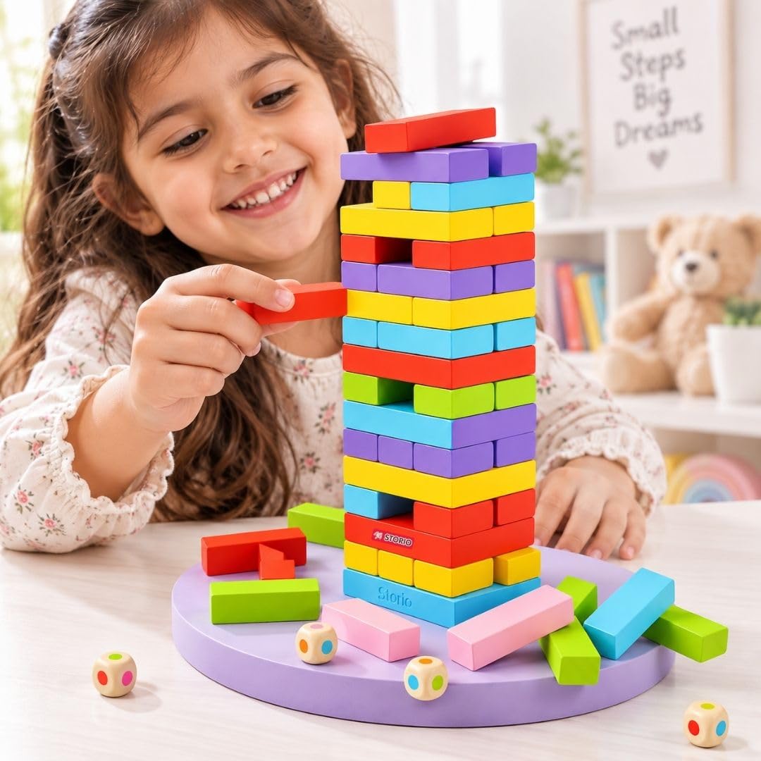 Storio Wooden Puzzle Combo Set for Kids, Vehicle Fruit & Animal Knob Puzzles, Montessori Educational Learning Toy, Fine Motor Skill Wooden Board for Toddlers Boys Girls Age 2+ Years — Amazon image 9