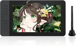 GAOMON 液タブ PD1161 11.6インチ 傾き検知対応 筆圧検知8192レベル 小型 液晶タブレット 絵描き 初心者に最適〈2年保証〉 | 左利き/右利き対応 | ショートカットキー8個 | 充電不要ペン | macOS Windows対応 液晶ペンタブレット