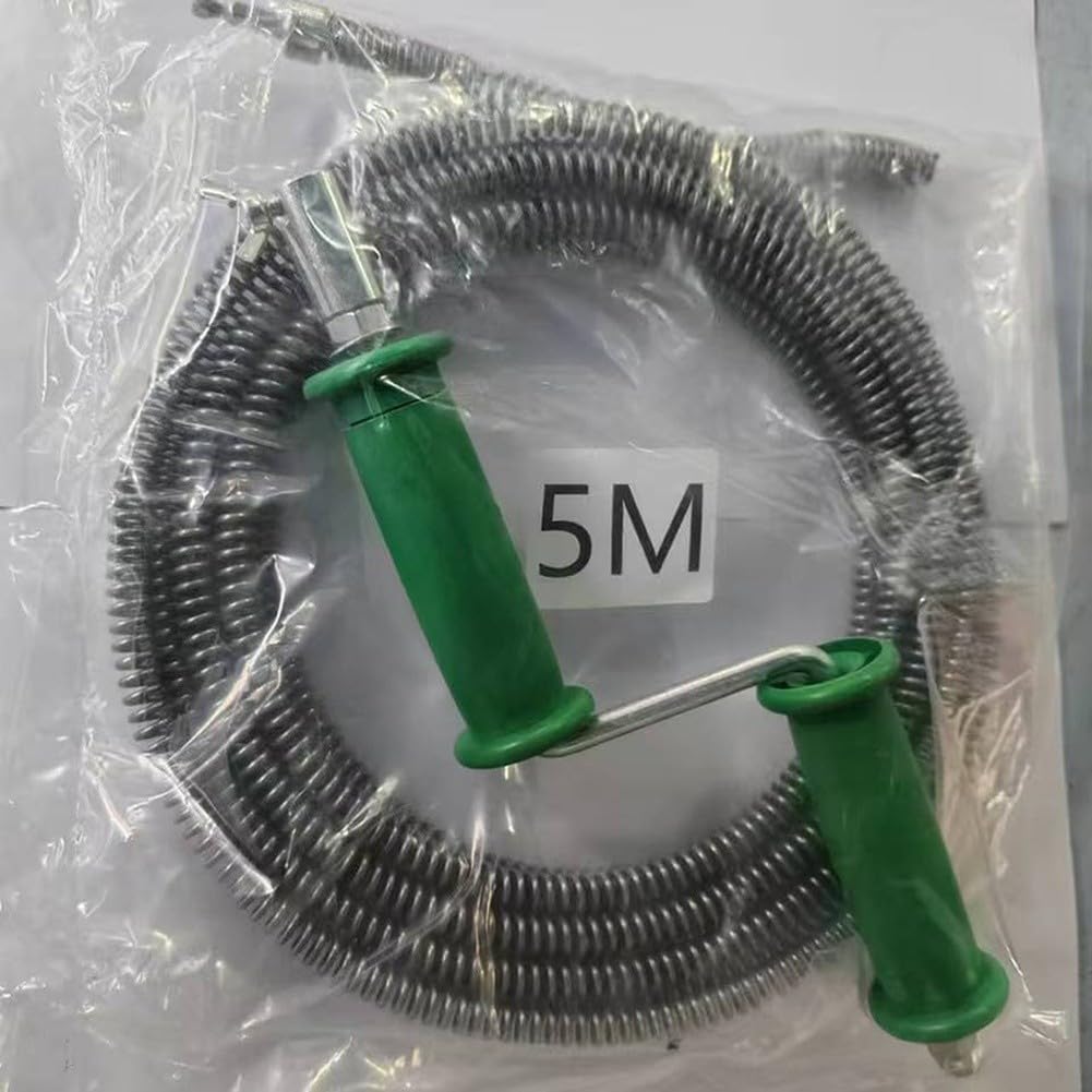 Niceminiwall Molla Idraulica Flessibile 5M per Scarichi Ostruiti(15)