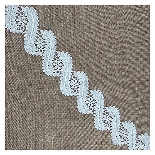 Tissu de dentelle florale SD802 ruban brodé de 5m pour applique de robe - 2