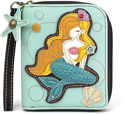 Chala Handbags Mermaid A Zip-Around Wallet - Wristlet