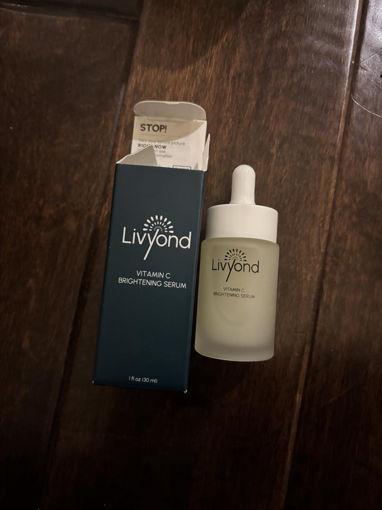 Livyond Vitamin C Serum for Face - Brightening & Anti-Aging Facial Serum for Dark Spots, Uneven Tone & Radiance Boost with Soursop, Orange & Apple Stem Cells - Hydrating, Paraben-Free, 1 Fl Oz