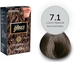 Acquaflora 7.1 Louro Natural Acinzentado Kit Coloracao Hidra Gloss