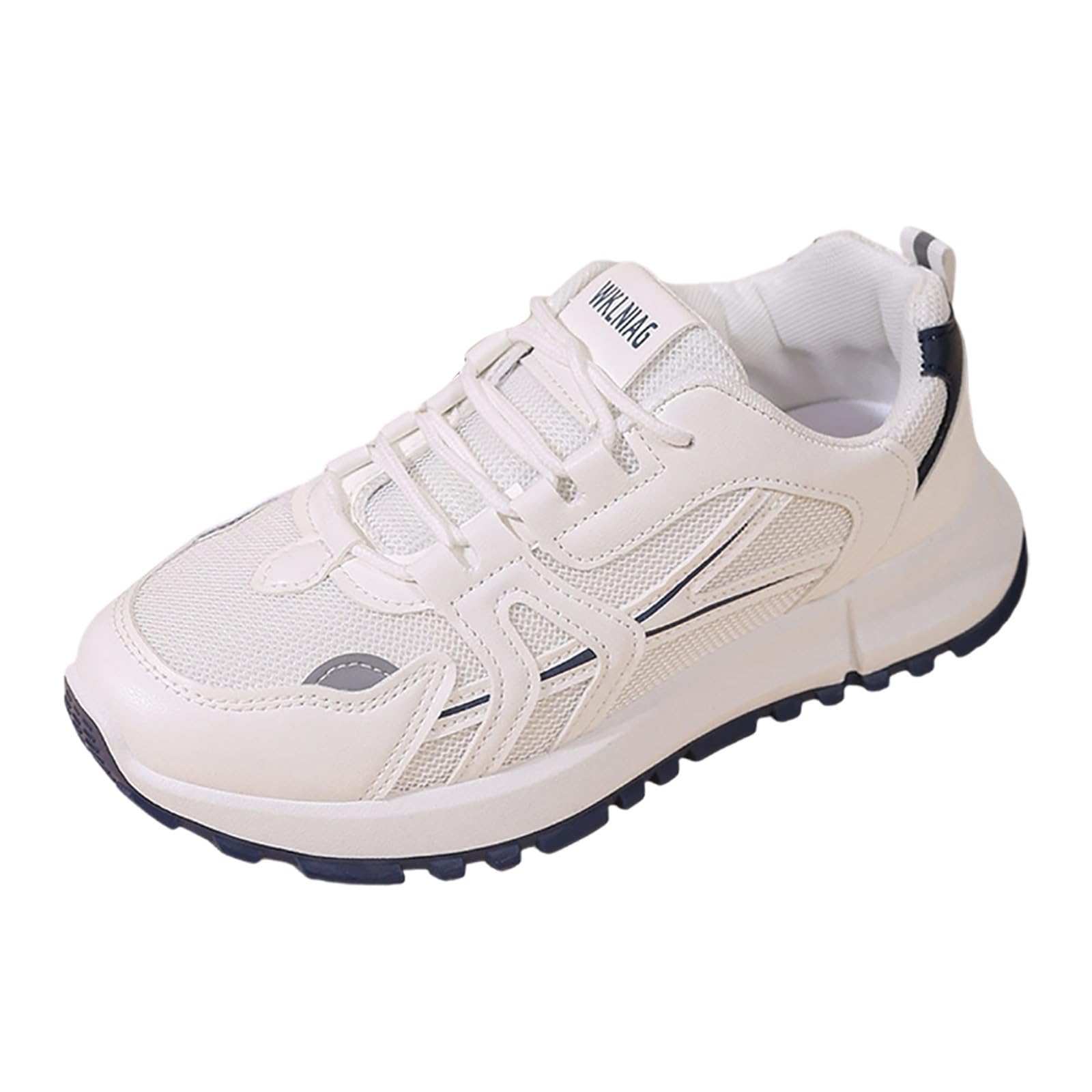 Zapatos de mujer con plataforma elevada para caminar transpirables con amortiguación para todo el día, calzado casual de moda