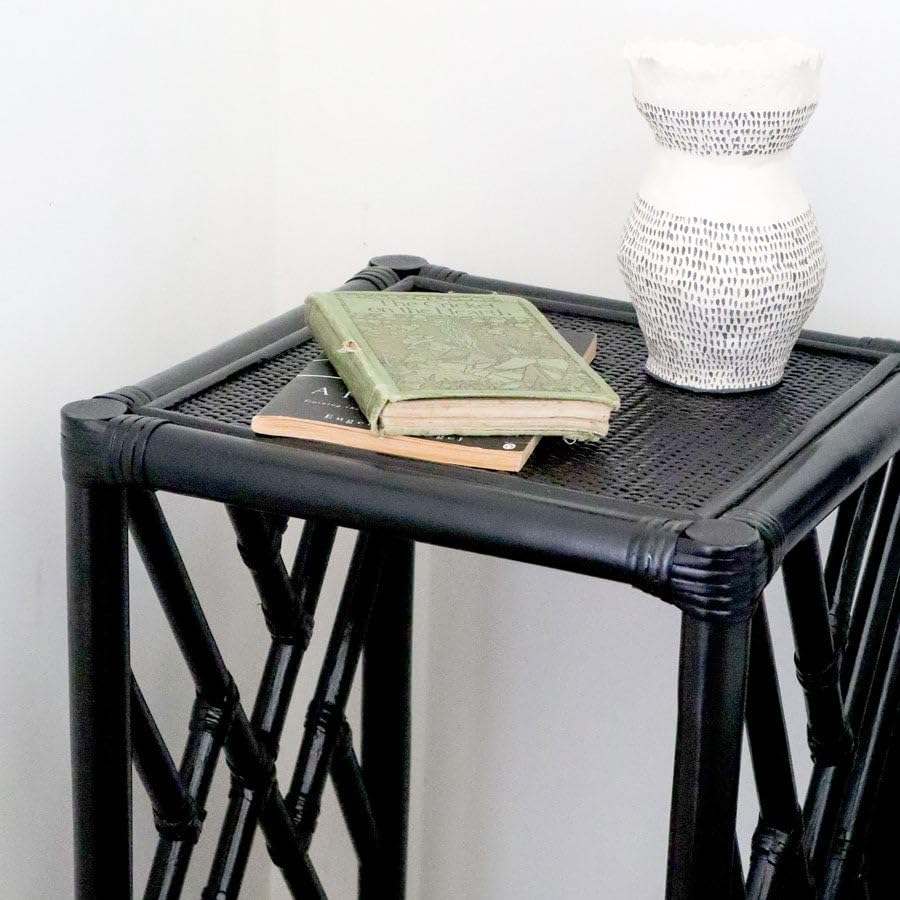 Image of Multi-Purpose Side Table 2-Tier for Living Room, Bedroom & Office - Wooden Top End Table with Storage Shelf, Modern Corner Piece