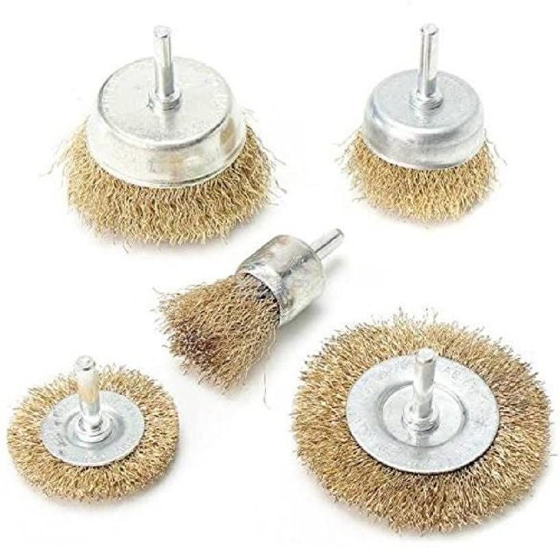 Inditrust NEW 5 piece of drill wire brush Wheel Brush (B0BQWCSDDN) Amazon Price History, Amazon Price Tracker