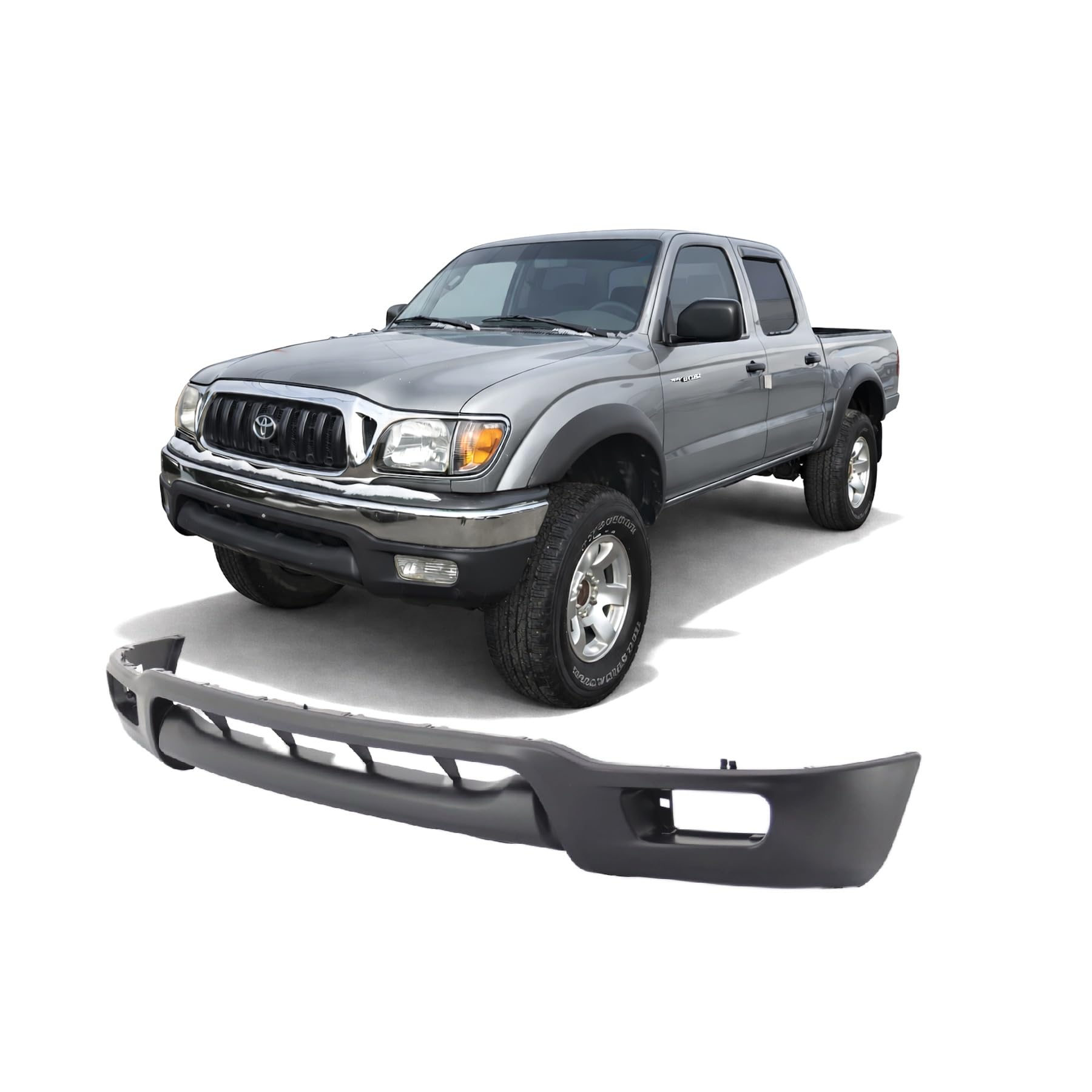 FitParts Compatible with Toyota Tacoma 2001–2004 Front Lower Bumper Valance