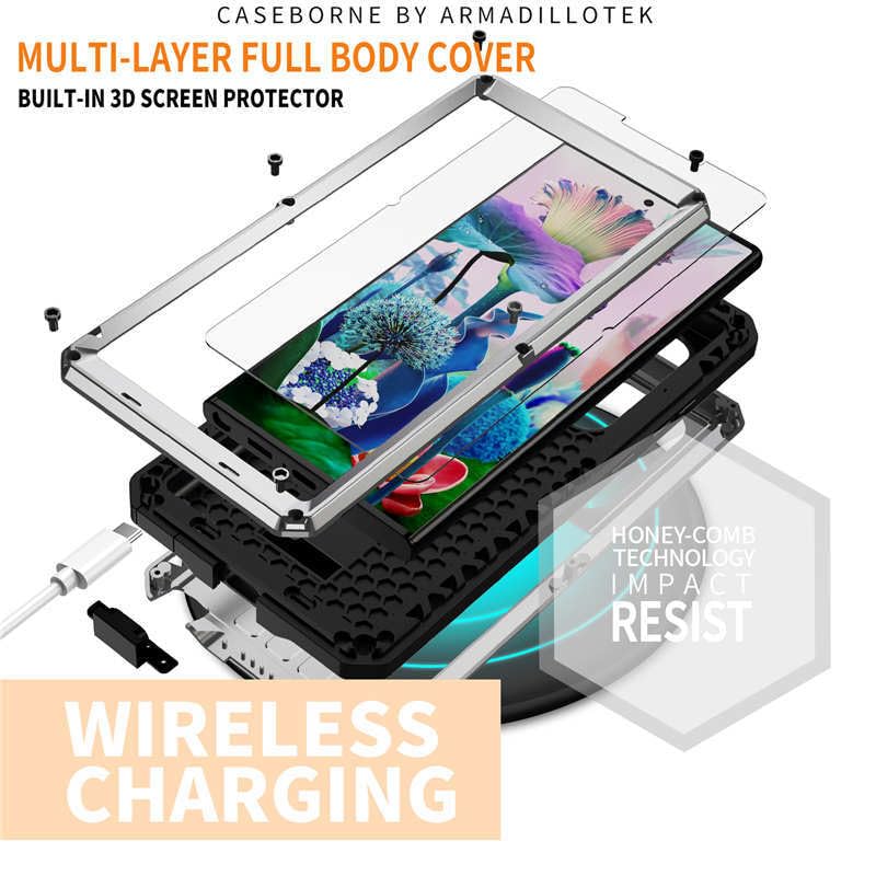 Coque Samsung S26 Plus rigide argent métallique avec housse antichoc - 5
