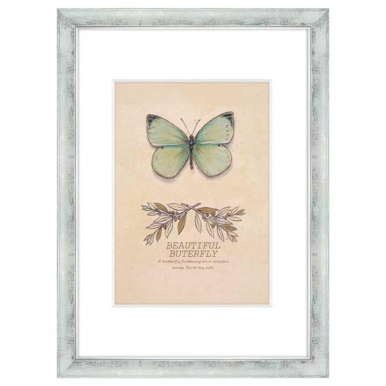 XUANLUO 1 pcs A3 Picture Frame with White Color,Rustic Retro Photo Frame with HD Plastic Cover for Wall Mount,Display Family Friends Wedding Gift — image 1