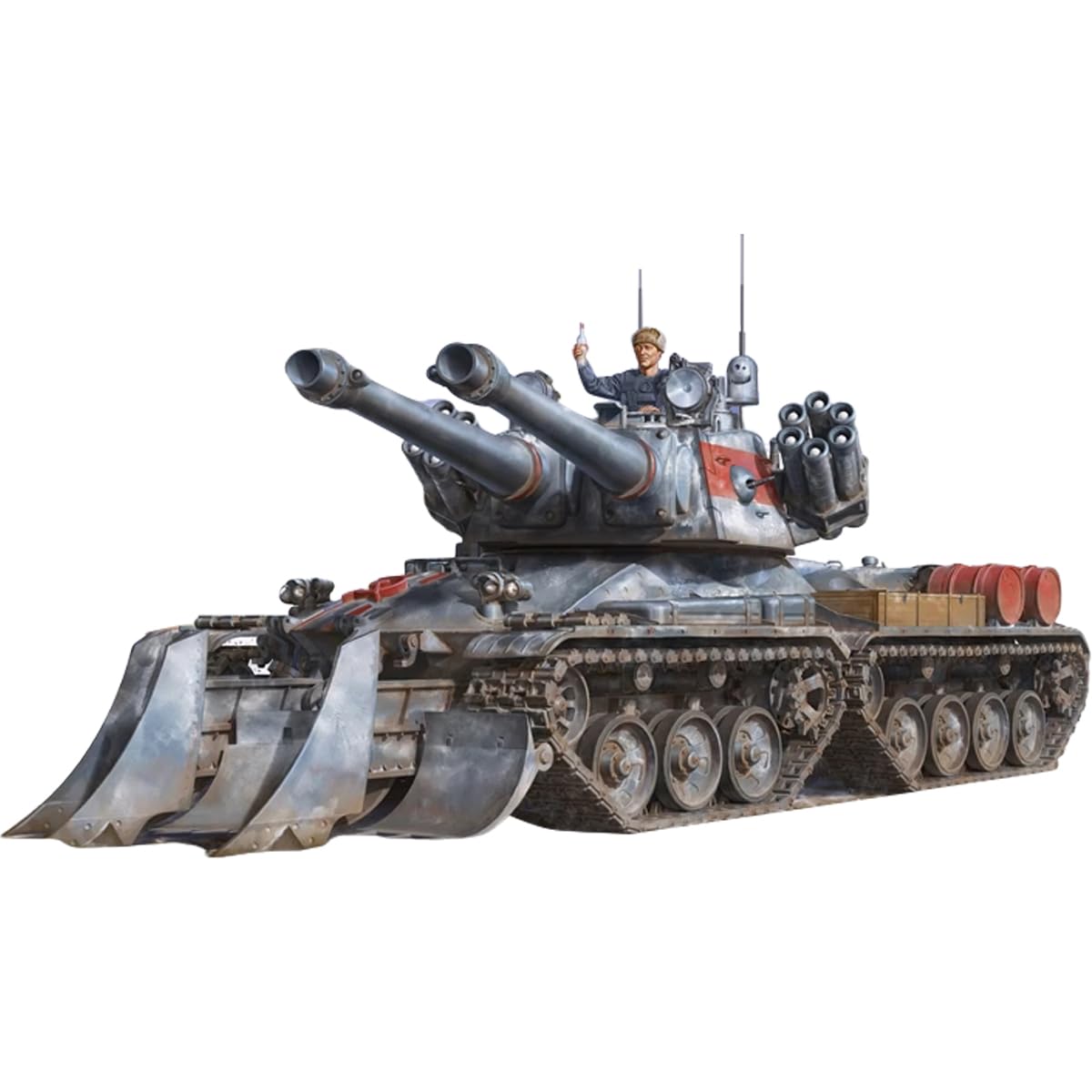 HIPLAY BORDER BC-003 Czołg Apokalipsy Radziecki Ver2.0 Model do Składania 1/35