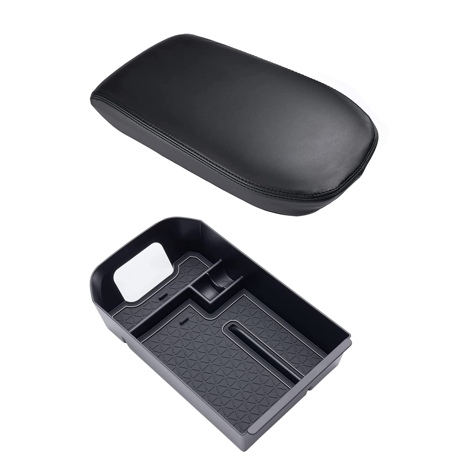 Amazon.com: JDMCAR Center Console Tray Organizer (Gray Trim) and Center ...