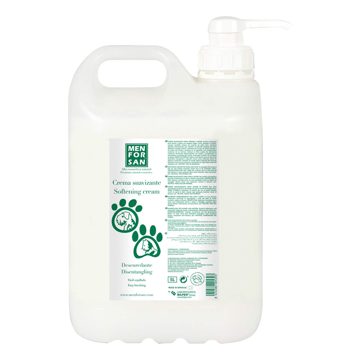 Crèmes adoucissante Men for San Démêlant (5 L)