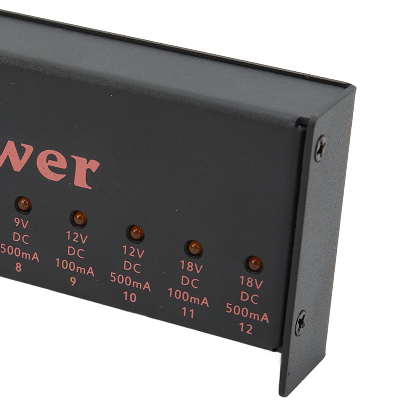 Dilwe Alimentatore per Pedale Effetti per Chitarra, 12 Uscite CC Isolate 9 V 12 V 18 100 MA 500 MA, con Protezione da Cortocircuito, per Effetti Digitali Analogici e Amplificatori a (Spina UE