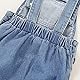 T TALENTBABY Unisex Denim Overall für Neugeborene