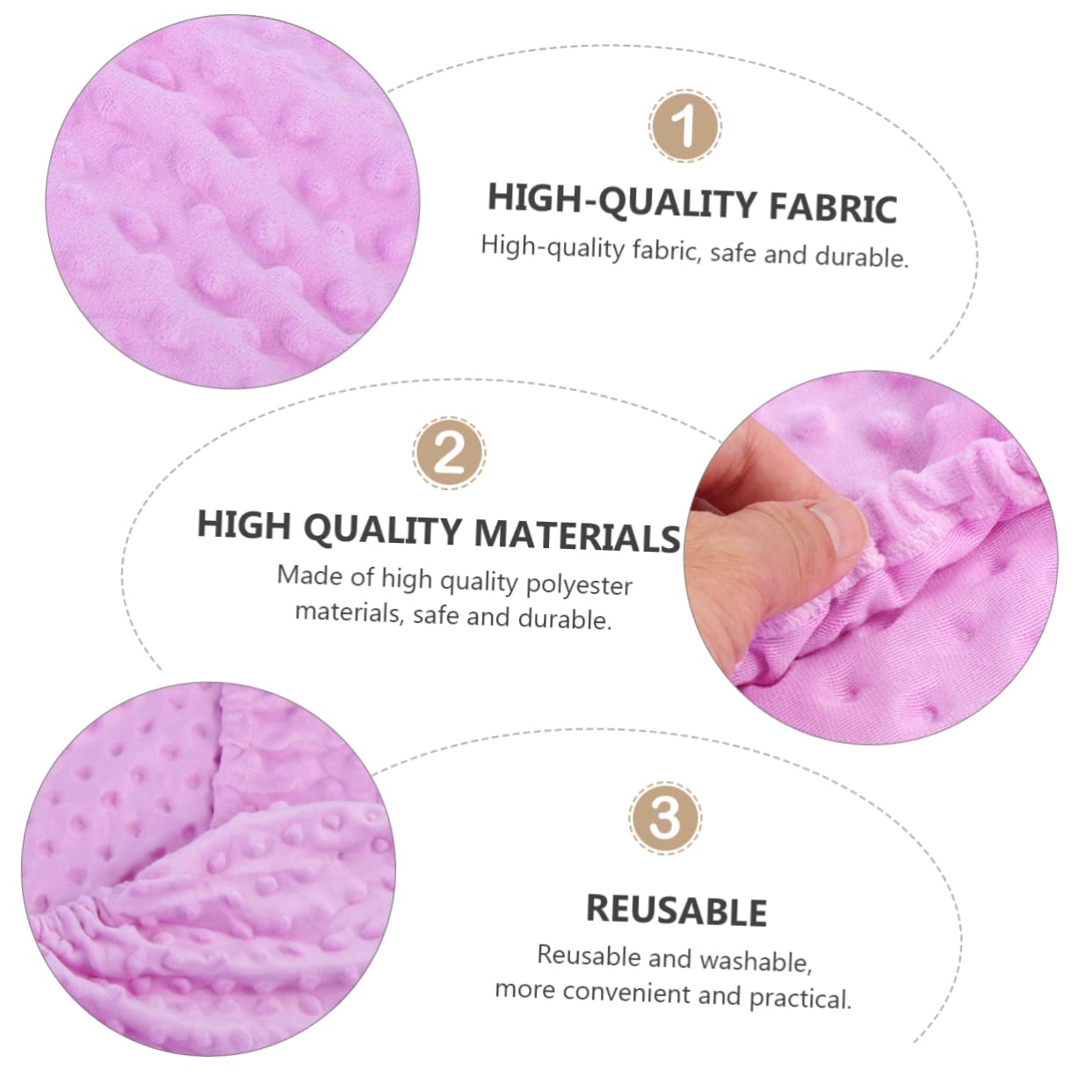Toyvian 2pezzi Copertura Per Faldine Traspirante Per Fasciatoio Lavabile e Facile Da Rimuovere Protegge Tuo Con Materiale Morbido e Della Per Passeggini e Seggiolini Auto