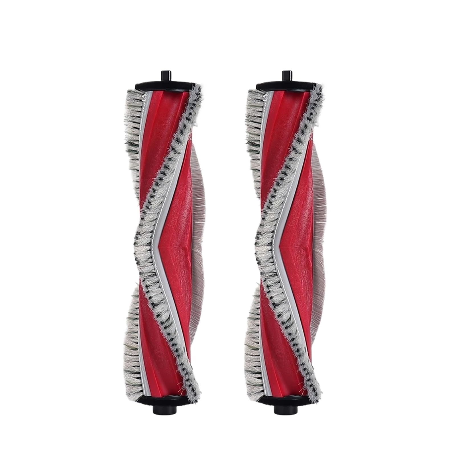 VIXWDRUTY Main Brush Replacement，Compatible For ECOVACS，Compatible For DEEBOT，T30 Pro T30 Max T30S T30 Combo Robot Vacuum Roller Brushes(2pcs red brush)