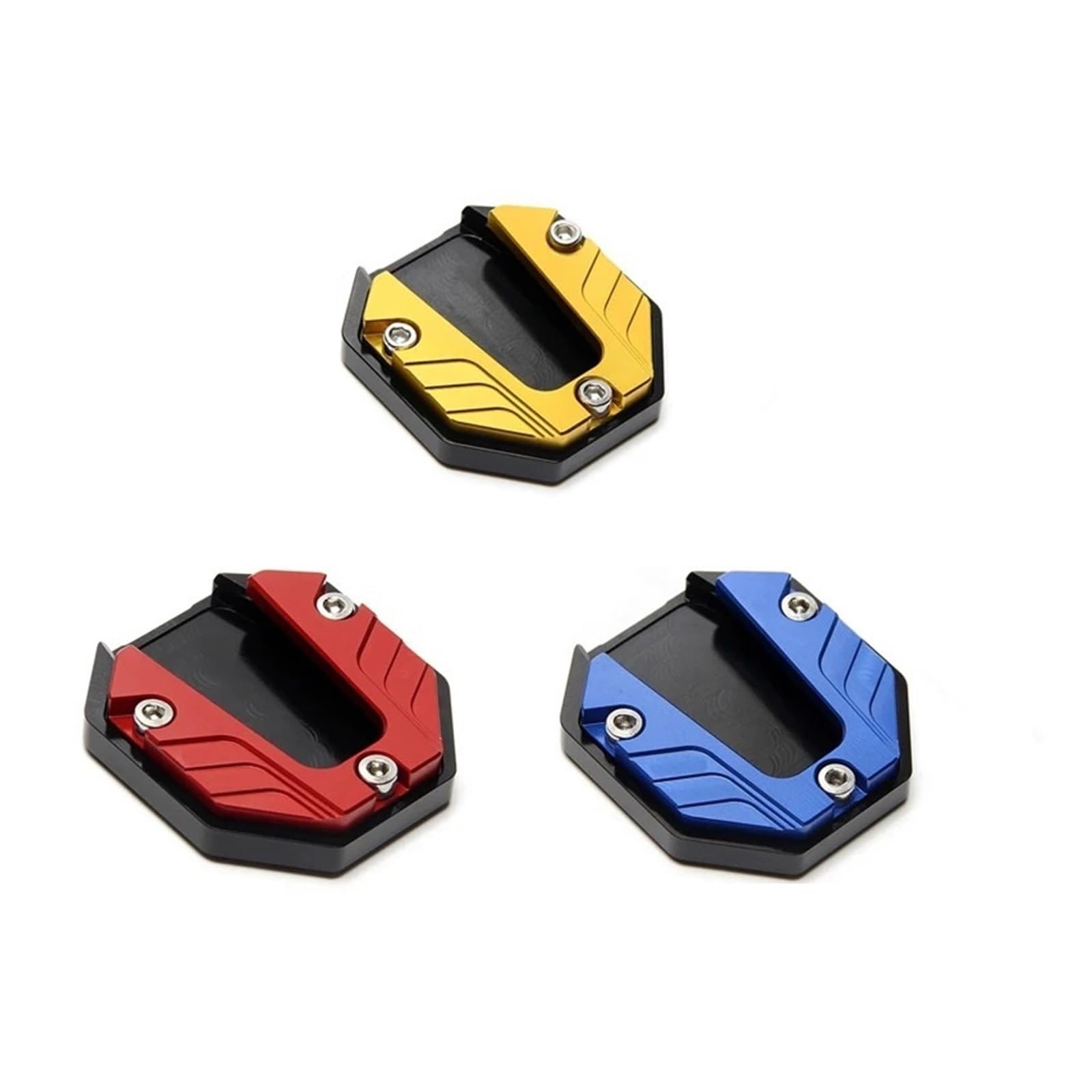 Piastra cavalletto moto Lega di alluminio (3 pezzi)
