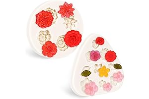 LOVEINUSA Flower Chocolate Molds Silicone