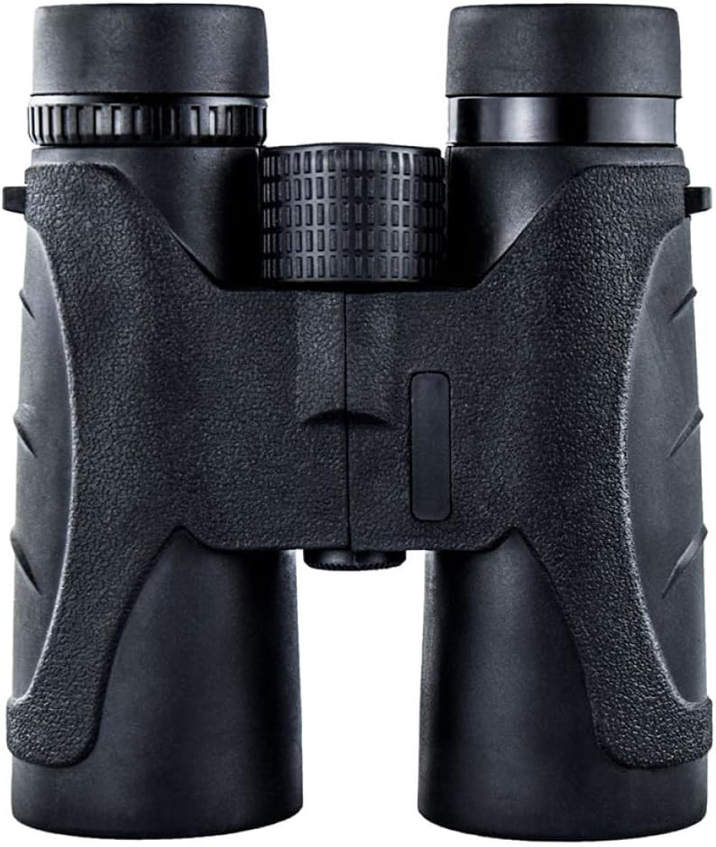 10×42 Waterproof Binocular Telescope for Adults, High Power Fmc Optic Lens Night Vision Spotting Scope Black, Compact Outdoor Bird Watching and Stargazing