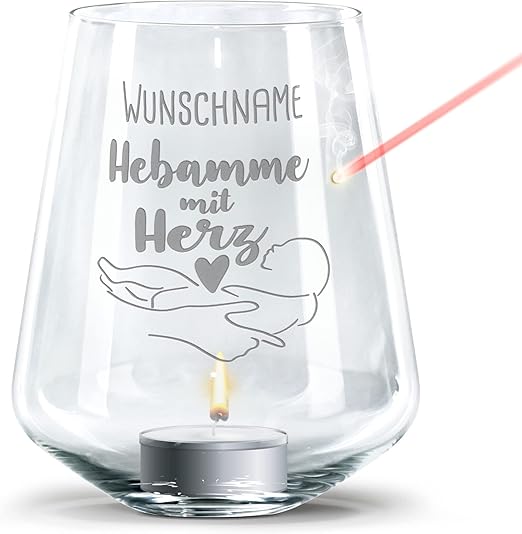 Umllpet Windlicht Mit Gravur - Dankeschön Geschenk Mit Spruch Für Besondere Frauen