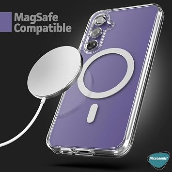 Microsonic Xiaomi Poco X8 Pro için Kılıf MagSafe Clear Sararmaz Şeffaf [Poco X8 Pro ile Uyumlu Kılıf - Şeffaf]