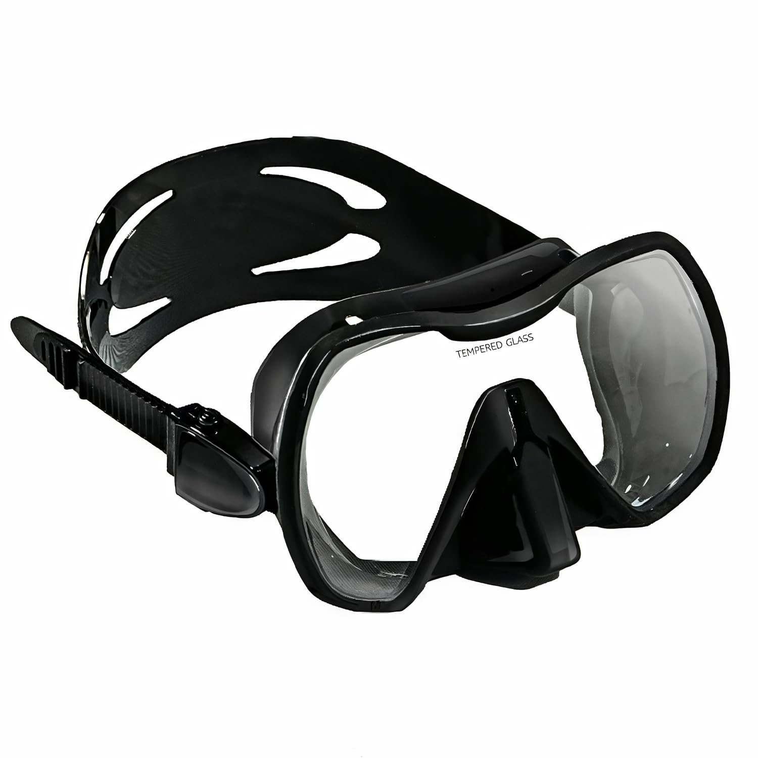 M120 - Máscara de buceo panorámica HD de silicona, antivaho de 180°, gafas de buceo de vidrio templado, gafas de buceo para adultos y jóvenes, gafas de natación para buceo, esnórquel y