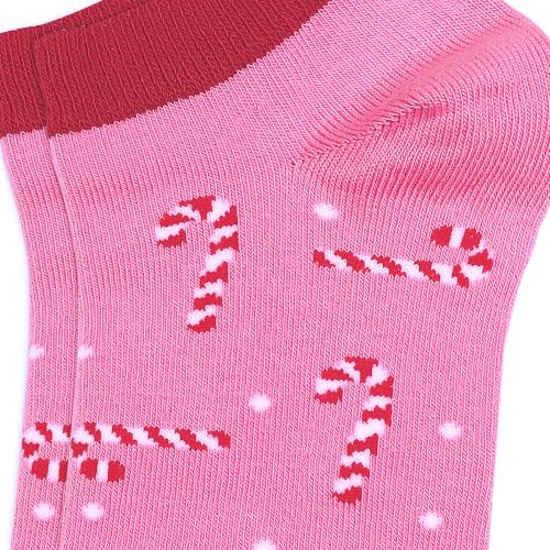 Image of Mint & Oak Low Cut Ankle Women Socks, Christmas Gift Quirky Socks For Friends, Cute Funky Socks, Christmas Secret Santa Gifts For Women