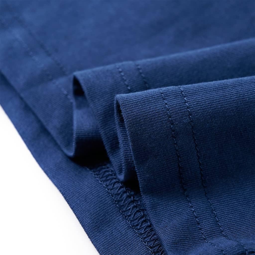 Maglietta a maniche lunghe per bambini, blu jeans, in cotone, girocollo, stampa orso, morbida, per ragazzi e ragazze, per tutti i giorni, tempo libero, scuola, autunno, inverno