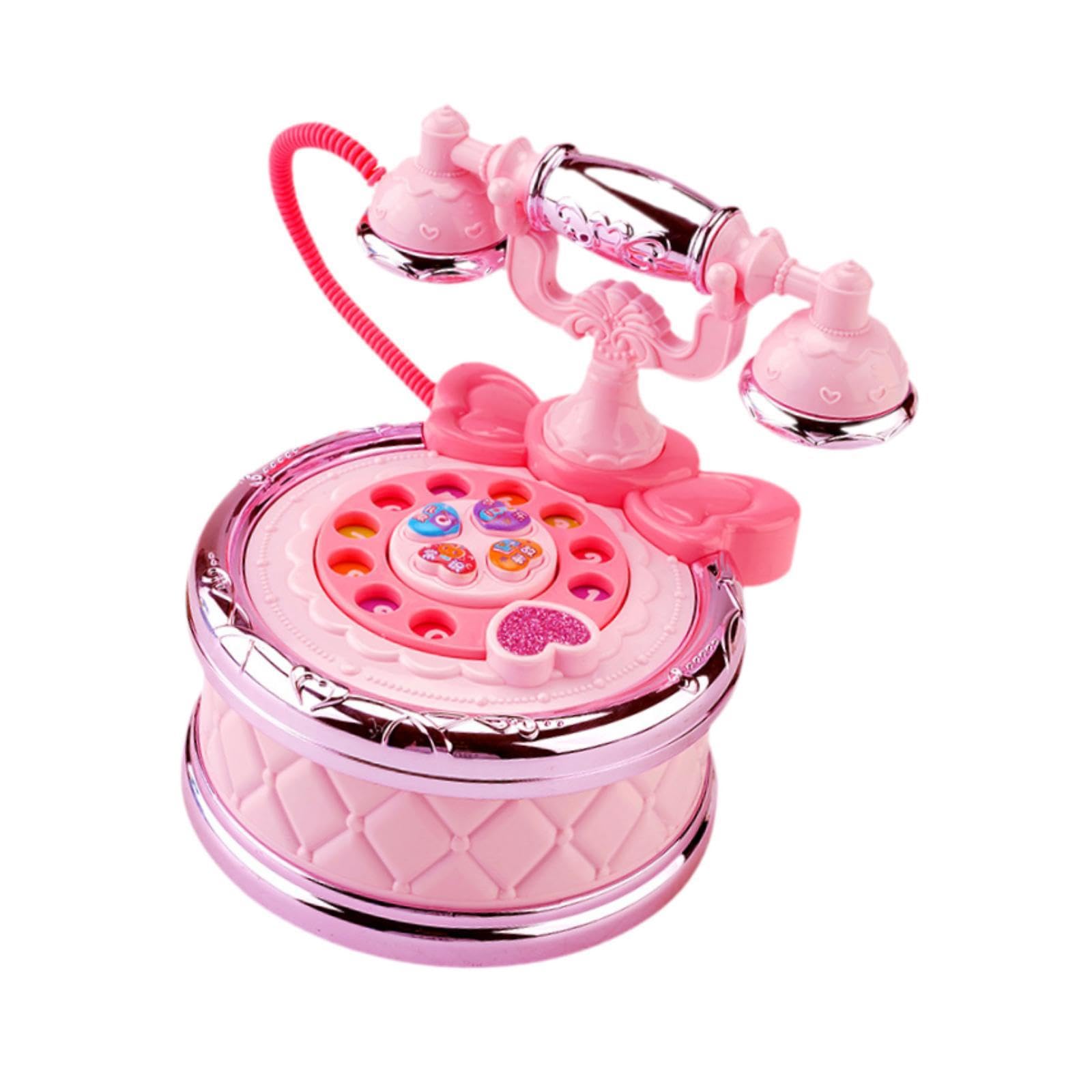 Telefono Interattivo per Bambini, Ideale per Il Gioco di Immaginazione, Rosa, Taglia unica