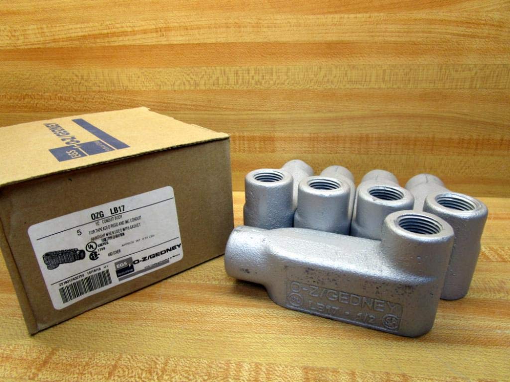 OZG LB17 1/2" Conduit Body 0ZG LB17 (Pack of 5)