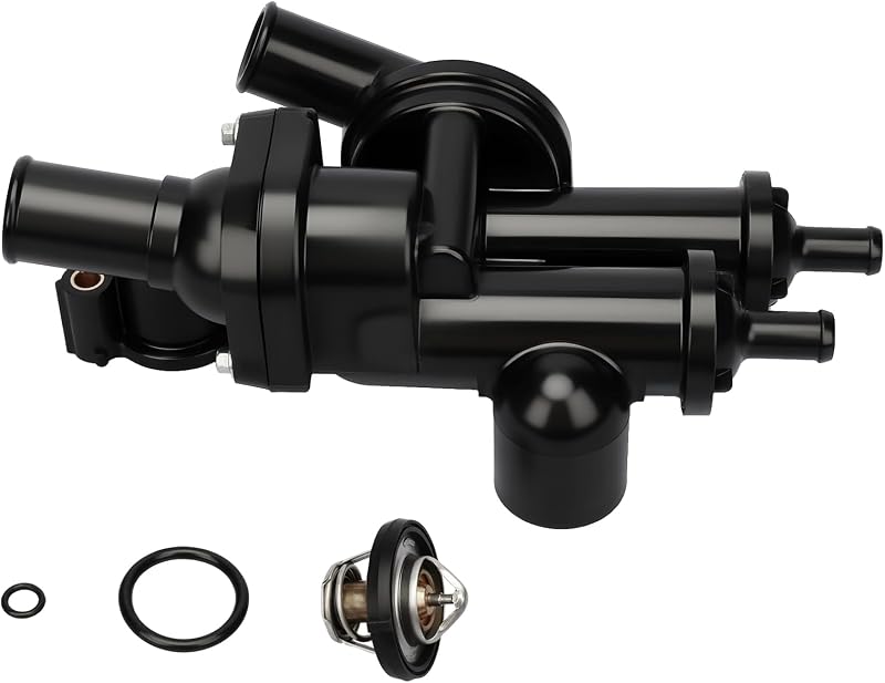 Carcaça do termostato do sistema de arrefecimento IRONTEK 68003582AB / 902-319 para Dodge – 1 unidade