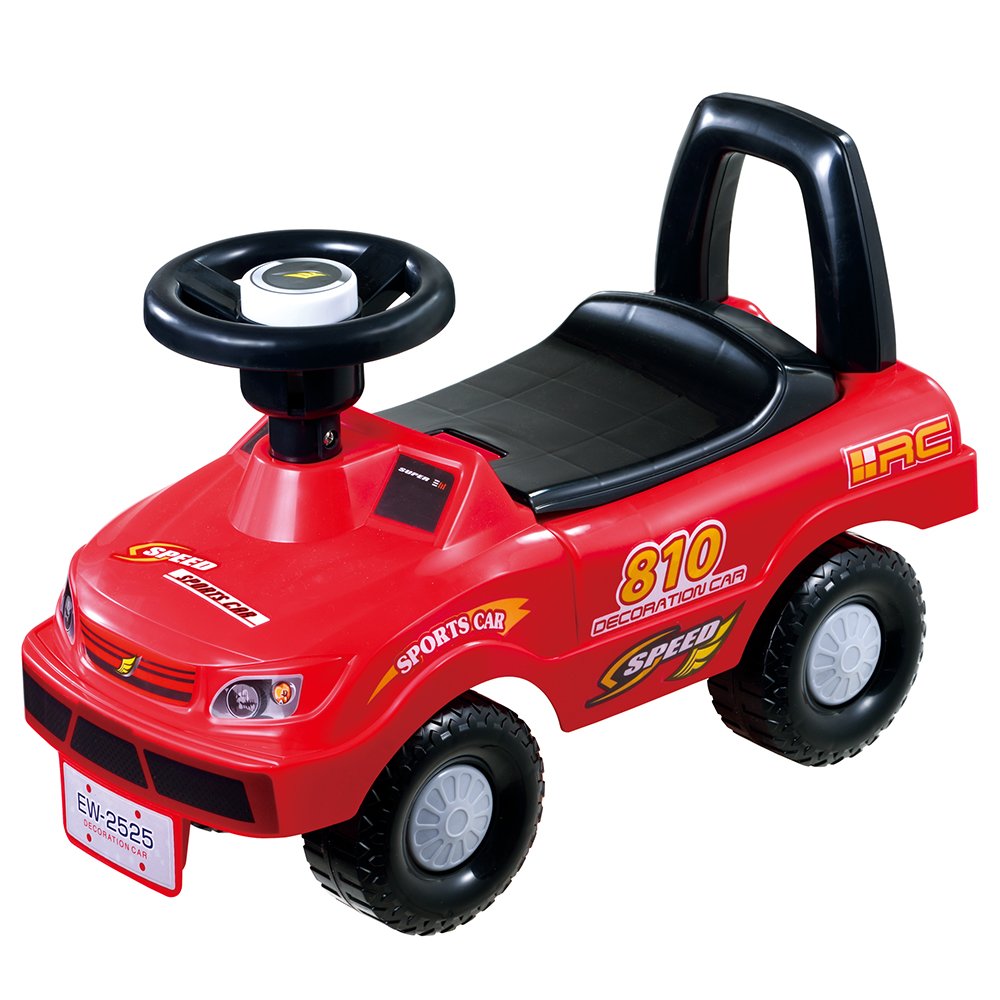 Amazon.co.jp: 永和 足けり乗用玩具 キッズスポーツカー レッド [並行 