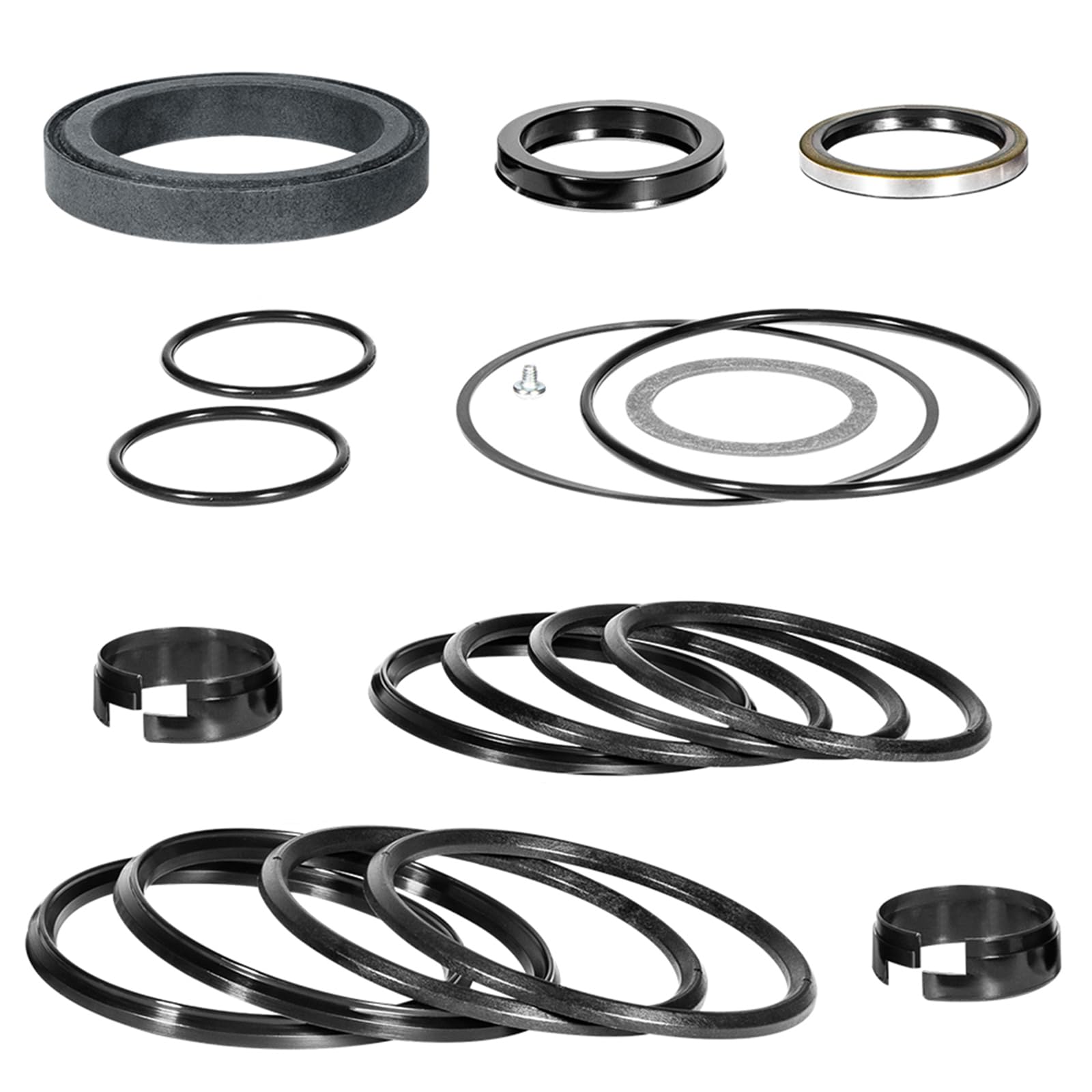 Cylinder Rebuild/Repair Seal Kit Fit for Case 580CK with Model 33 Backhoe Swing Cylinder Years 1966-1971 1-3/4