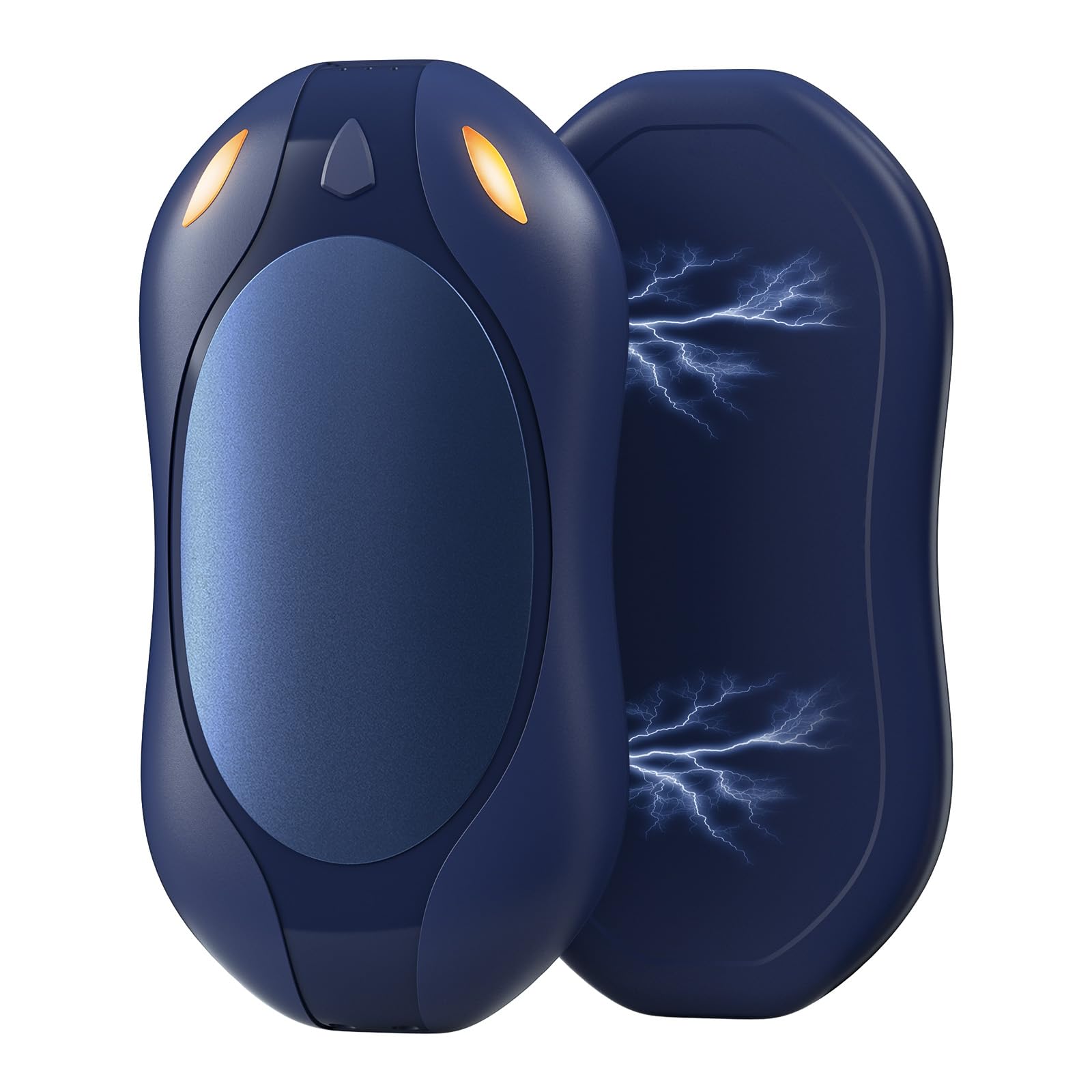 WHATOOKMagnetic Hand Warmers Rechargeable 2 Pack: Ultra Thin Portable Electric Hand Warmer, 2 in 1 Reusable Light Heater for Pocket Gloves, Tech Gifts for Men Women Outdoor Camping Golf Hunting